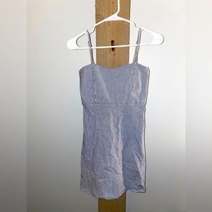 Brandy Melville Blue White Stripe Dress